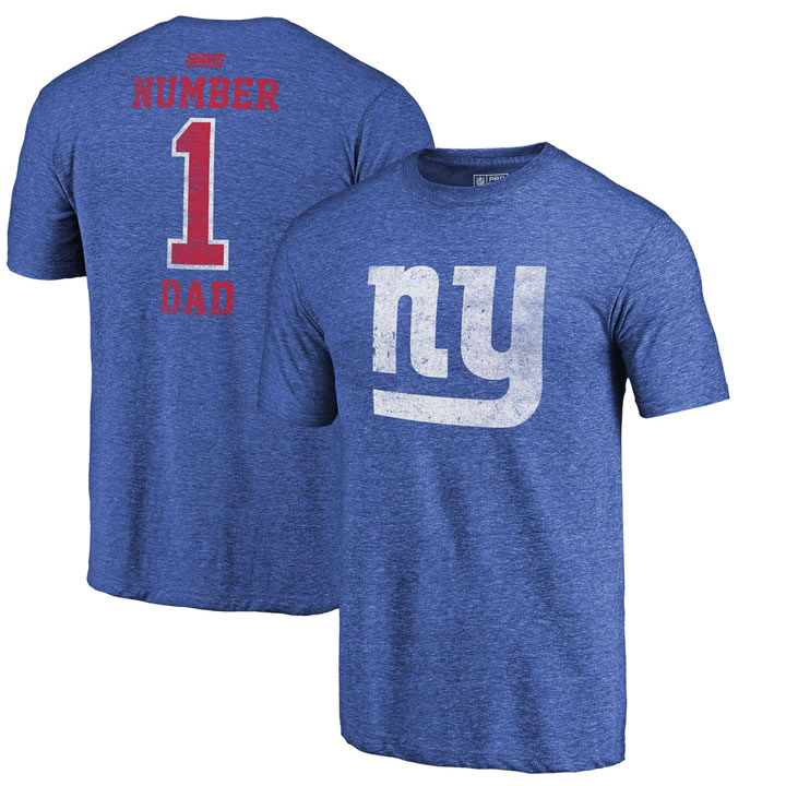 New York Giants Royal Greatest Dad Retro Tri-Blend NFL Pro Line by Fanatics Branded T-Shirt,We sell and wholesale New York Giants Royal Greatest Dad Retro Tri-Blend NFL Pro Line by Fanatics Branded T-Shirt on line form chian!